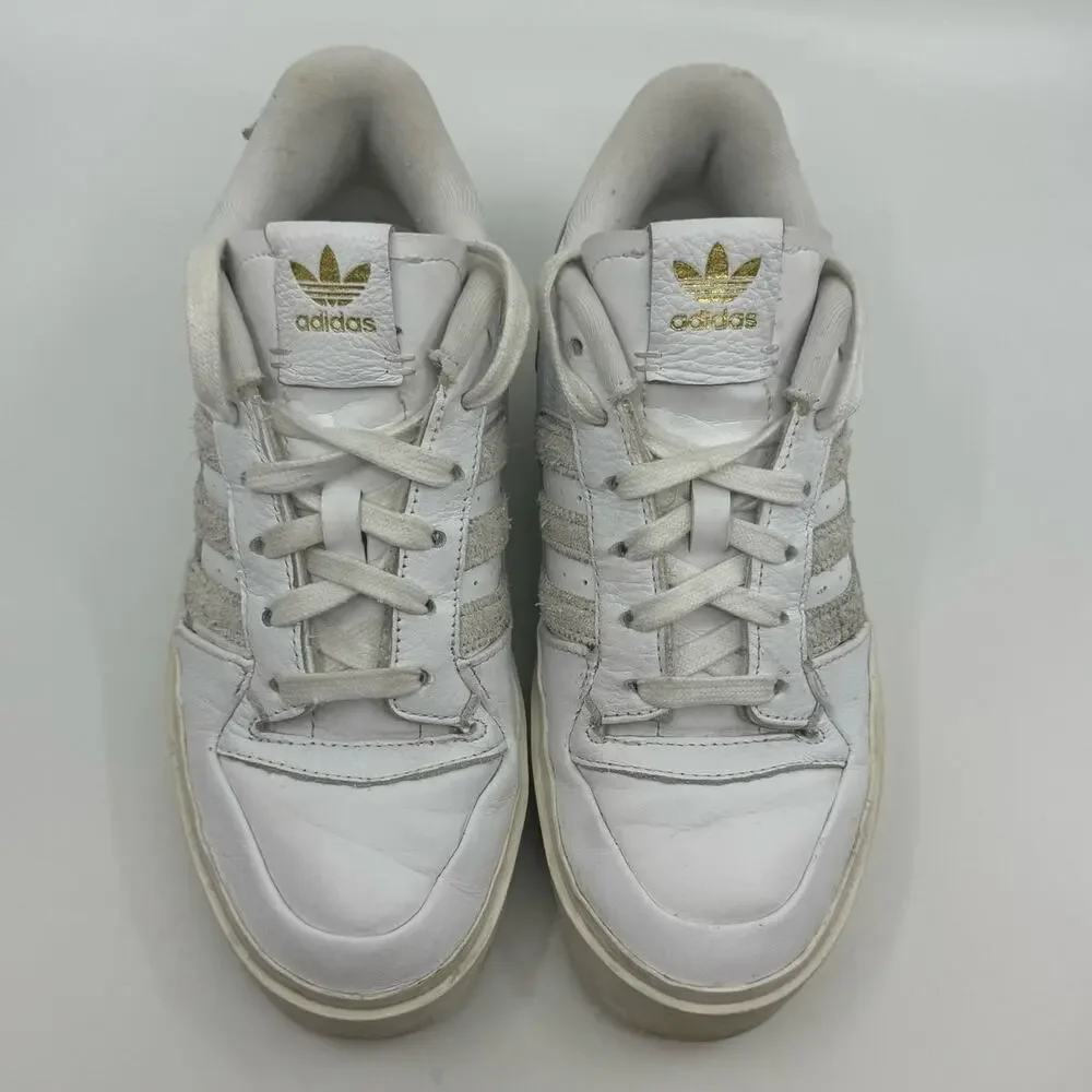 Adidas low Forum Bonega in White Orbit Grey gold 2022 - womens  size 7